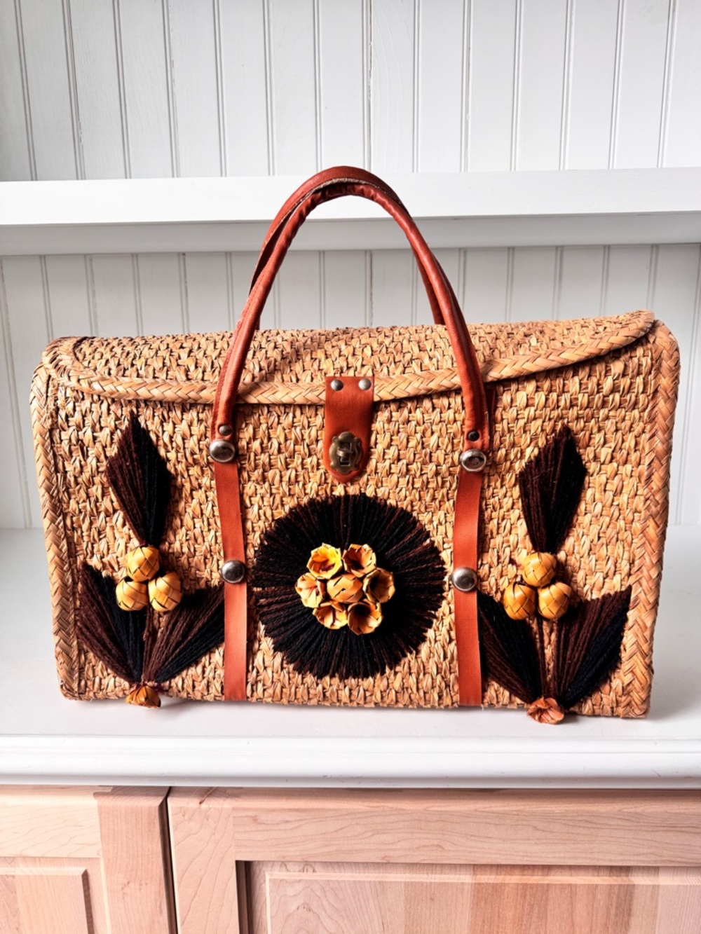 Vintage Basket Bag